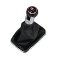 thumbnail image 3 of Amdohai Manual 5 Speed Gear Shift Knob Gaiter Boot Cover Kit Gear Stick Knob Cover Replacement for VW Golf 5 MK5 R32 for GTI 2004-2009 VW Golf 6 MK6 R20 for GTI 2010-2013, 3 of 7
