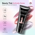 thumbnail image 5 of SAVILAND Poly Nail Gel Kit 15 Colors Cat-Eye Pink with 88W U V Lamp for Nail Extension, 5 of 10