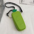 thumbnail image 4 of Crossbody Bag for Women, Carrot Fruit Shaped Shoulder Bag Purse with Removable Wide Strap Pu Leather Crossbody Bucket Bag Sports Bag for Daily Use, 4 of 7