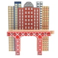 thumbnail image 2 of Escenas De Construcción De Vías De 6 Para Elegir | Estación Para Construir Red Ferroviaria | Compatible Con s Sunnimix Vía de tren de madera, 2 of 8