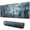 Halloween Graveyard Scene, variant on Long Mouse Pads for Desk,Halloween Graveyard Scene Pattern Desk Mats on Top Of Desks, Desk Mouse Pad Extra Large with 3mm Non-Slip Base and Stitched Edge for Gaming,Office,Work,Home 31.5x11.8in