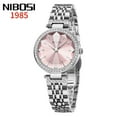thumbnail image 2 of NIBOSI Women Fashion Watch Diamond Analog Quartz Female Watch for Women Luxury Dress Ladies Stainless Steel Luminous Waterproof Wrist Watches, 2 of 5