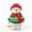 Bear, variant on Clerance! Christmas Cow Figurine, 7.87" Resin Holiday Decor, Santa Suit & Candy Cane, Festive Tabletop Statue for Home Office