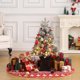 thumbnail image 5 of 2-pack 3-foot pre-lit mini artificial christmas trees con multi-mode leds y retro base, 5 of 7