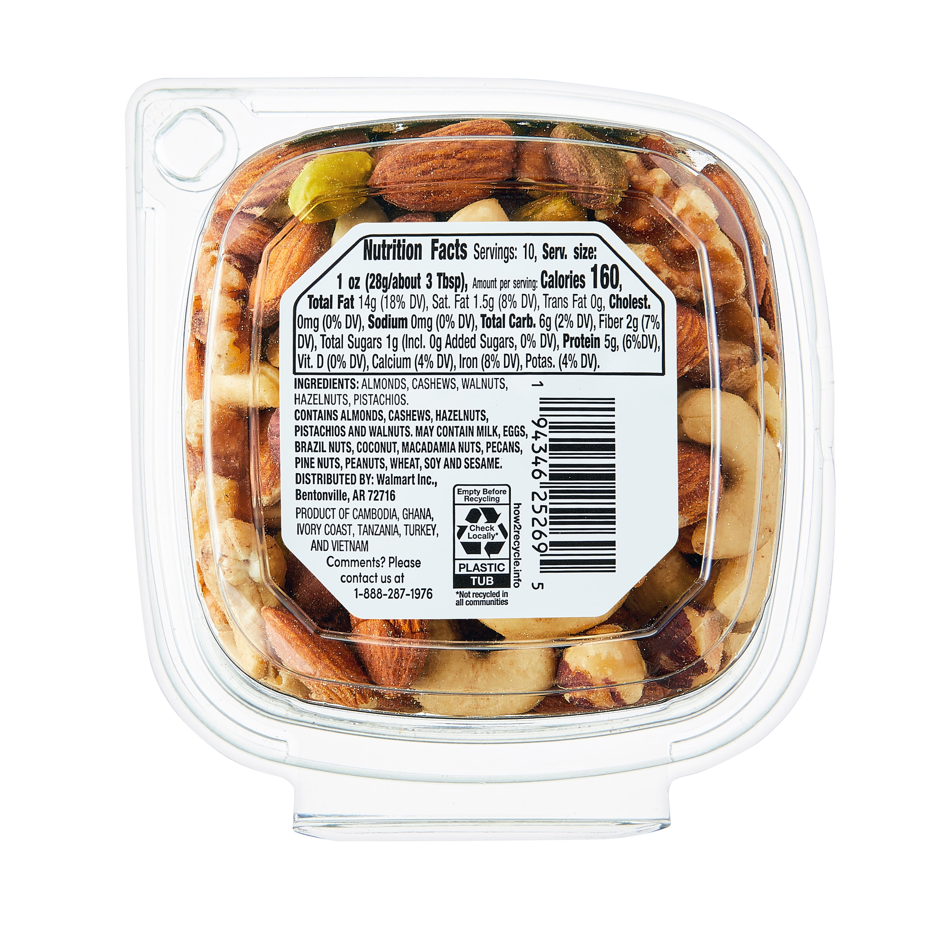 bettergoods Raw Mixed Nuts, 10 oz