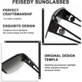 thumbnail image 3 of Gafas de sol cuadradas con parte superior plana y protección de una pieza sin marco, 3 of 4