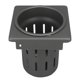 thumbnail image 4 of Wall Mounted Toilet Brush Holder Space Aluminum Toilet Brush Set Convenient Hanging Efficient Cleaning Style 2, 4 of 5
