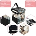 thumbnail image 2 of Deer Foldable, with Lid, Leak-Proof, Hanging Storage Bag Car Trash Can Garbage Bin, 2 of 6