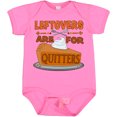 thumbnail image 3 of Inktastic Leftovers Are for Quitters with Pumpkin Pie Boys or Girls Baby Bodysuit, 3 of 5