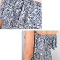 thumbnail image 3 of Robes d'Été pour Femmes 2022 Robe Bohème d'Été pour Femmes Imprimés Floraux Ourlet à Volants Sans Bretelles Robe Bohème Maxi Longueur au Sol, 3 of 4