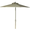 Lexington Stripe Khaki Market Umbrella 9'