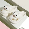 thumbnail image 1 of Pantuflas para perro con ojos grandes, antideslizantes, ligeras, regalos para hombres y mujeres (blanco 40-41), 1 of 3