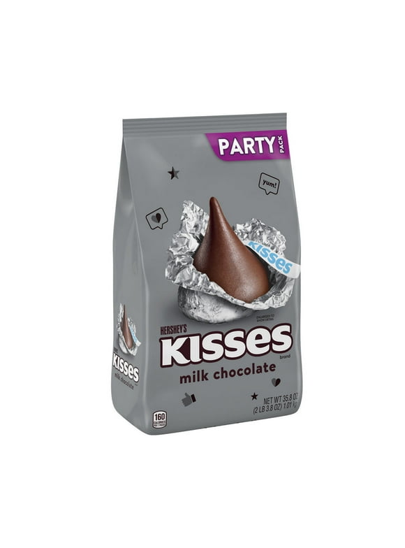 Hershey's Kisses Milk Chocolate Candy Party Pack, 35.8 Oz.