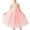 Flesh Pink, variant on Girls Dress Pink Flower Lace Halter Princess Wedding Bridesmaid Tulle 12 Years