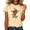 1-Apricot, variant on Women's Boho Sunflower Faith Quote Graphic Short Sleeve T-Shirt Religious Daily Soft Tees Tops