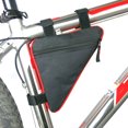 thumbnail image 3 of CAROOTU Bicycle Cycling Bag Front Tube Frame Zipper Triangular Pouch Holder for Mobile Phone Keys, 3 of 6