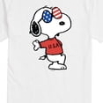 thumbnail image 3 of Peanuts - Snoopy USA Shades - Men's Short Sleeve Graphic T-Shirt, 3 of 6