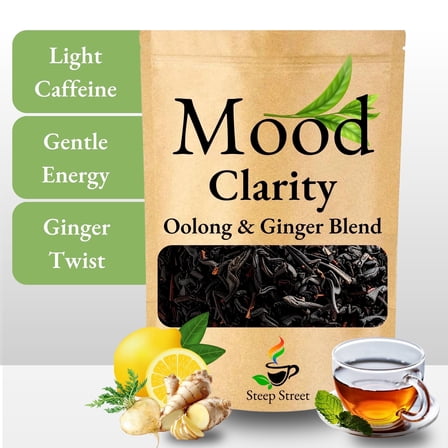 Steep Street Oolong Tea, Ginger & Lemon Balm Loose Leaf,