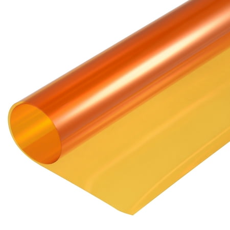 Uxcell 40x50cm Gel Color Filter Paper Film Orange for Photo Studio 4 Pack