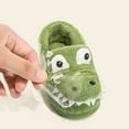 thumbnail image 6 of Otqutp Kids Toddler Animal Slippers Boys Girls Cute Cartoon Dinosaur House Shoes Cozy Soft Warm Winter Fuzzy Indoor Shoes, 6 of 6