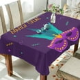 thumbnail image 4 of 60"x90" Mardi Gras Tablecloth, Waterproof Washable Polyester Square Table Cover Durable Tablecloth for Kitchen Dining Table Party Decor, 4 of 7