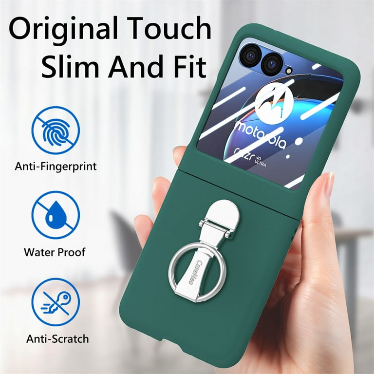 motorola razr40 ultra　おまけケース付き ELEHOLD for Motorola Razr 40 Ultra Case with Ring Holder