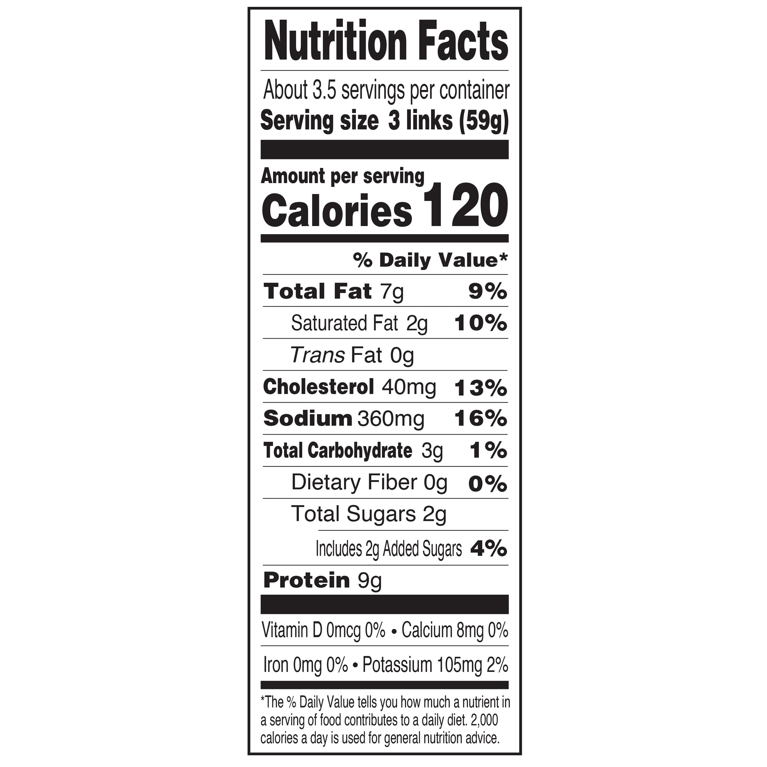 Applegate Natural Chicken & Apple Breakfast Sausage Links, 7oz (Frozen)
