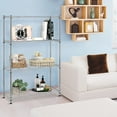 thumbnail image 6 of Storage Shelves NSF Metal Shelf 4-Tier Wire Shelving Unit 36''L×14''W×54''H Height Adjustable Storage Shelf Heavy Duty Shelving Storage Rack for Kitchen Office Pantry Bathroom Garage, Chrome, 6 of 10