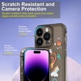 thumbnail image 5 of Case for iPhone 14 Pro 2022 (6.1 Inch), TPU Phone Cover for iPhone 14 Pro, Cute Protective Camera Protection Cover for Women Girls, Black Background & Color Painting, 5 of 5