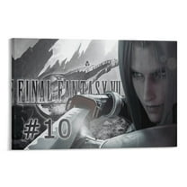 Anime Final Game Fantasy 7 Rebirth Art Game Poster Sephiroth Gifts Canvas Painting Poster Wall Art Decorative Picture Prints Modern Decor 20x30inch(50x75cm)