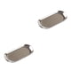 thumbnail image 4 of Inteprter Bandeja de forma ovalada de estilo nórdico, bandejas de dorado, chapado de acero inoxidable, pequeño soporte para platos de Plata Grande 2piezas Inteprter CBP437694, 4 of 6