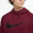 thumbnail image 3 of Nike Dri-FIT Men's Pullover Training Hoodie, Dark Beetroot/Black, L, 3 of 6