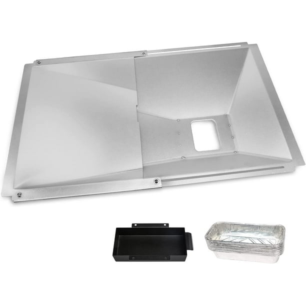 Hisencn Grease Tray with Catch Pan and Foil Liner Universal fits