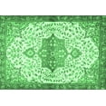 thumbnail image 1 of Ahgly Company Indoor Rectangle Medallion Emerald Green Traditional Area Rugs, 7' x 10', 1 of 4