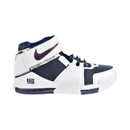 Nike Zoom LeBron 2 "USA" Men's Shoes White-Varsity Crimson-Navy dr0826-100