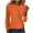 Orange, variant on Oksale Knited Sweaters for Women Casual Crewneck Cotton Sweater Comfort Long Sleeve Jumper Solid Color Basic Tops 2025 Green L