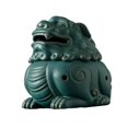 thumbnail image 2 of Estatua de león con quemador de bobina, figuritas, soporte para conos, acentos, escultura decorativa para Verde, 2 of 7