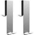 thumbnail image 1 of Gancho doble para pared de ducha, ganchos para puerta de ducha, ganchos para toallas y navajas de acero inoxidable, sin taladrar con espuma protectora para vidrio, plateado ACTIVE Biensenido a ACTIVE, 1 of 5