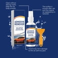 thumbnail image 4 of Adhesive Remover, 3.4 Oz Sticker Remover for Cars, Windows, Floor, Glue Remover with Plastic Razor Blade Scraper – Rapidly Removes Labels, Stickers, Glue, Tape, Gum, Wax, 4 of 8