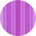 thumbnail image 1 of Ahgly Company Indoor Round Patterned Fuchsia or Magenta Purple Area Rugs, 4' Round, 1 of 1