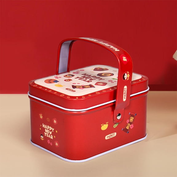 Candy Box Children's Gift Small Tin Box Biscuit Box Portable Candy Gift Box Birthday Wedding Party Decoration
