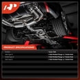 thumbnail image 3 of A-Premium Center Catalytic Converter Kit Direct-Fit Compatible with Toyota Avalon 2000-2004 3.0L & Lexus ES300 1999-2001 3.0L, EPA Compliant, 3 of 9