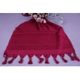 thumbnail image 5 of Face Towel, Wedding Gift Towels, Burgundy Napkin, Striped Washcloth, Terry Peshkir, 18x40 Inches Embroidered Towel, Hotel Dishcloth,, 5 of 9