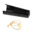 thumbnail image 2 of Baohd Alto Saxophone Ligature with Cap for Woodwind Instrument Parts, 2 of 9