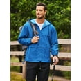 thumbnail image 2 of Coshow Men's Rain Jacket Waterproof Lightweight Packable Raincoat Pullover Windbreaker with Hood for Hiking Running, 2 of 6
