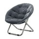 thumbnail image 3 of Silla plegable ligera para acampar Silla lunar Silla compacta con respaldo alto para exteriores Silla plegable perezosa para césped Picnic Pesca gris Soledad Asiento plegable, 3 of 10
