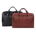 thumbnail image 5 of HARPSWELL | 17” Leather Dual-Compartment Laptop Briefcase, 5 of 12