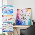thumbnail image 1 of PENGXIANG 5D Special -Shaped Embroidery Wall Clock DIY Painting  Cross Stitc, 1 of 7