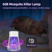 Elegant Choise Bug Zapper Indoor Outdoor Electric Insert Killer Fly Mosquito Trap Light, White