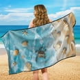 thumbnail image 3 of KUIFORTI Sea Turtle Car Seat Towel Covers with Storage Bag, Beach Post Workout Sweat Washable Cover Non Slip for Car Towel for Dog Pet Workout Outdoor Sport Activities, 3 of 8
